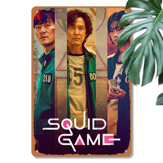 Poster métallique SQUID GAME